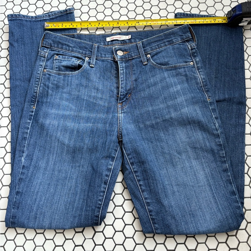 Levi's Straight Leg Blue Jeans 505